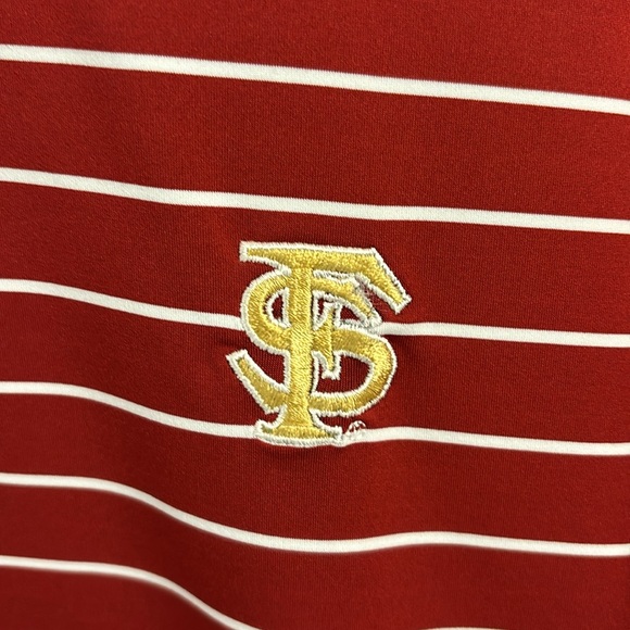 Men’s Large Peter Millar Summer Comfort FSU Florida State Polo - Picture 3 of 3